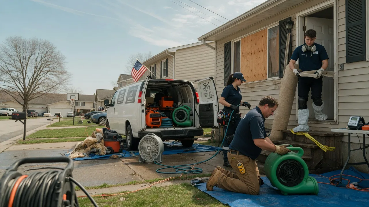 Water Damage Restoration in Kingsley, PA near me